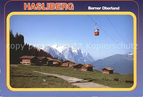 Meiringen Hasliberg M?gisalp Luftseilbahn / Meiringen /Bz. Oberhasli