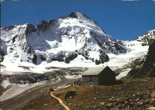Zermatt VS Sch?nbielh?tte Dent d Herens und Tiefmattengletscher Kat. Zermatt