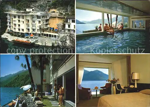 Ascona TI Hotel Acapulco Terrasse Hallenbad Zimmer / Ascona /Bz. Locarno