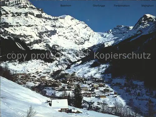 Leukerbad Panorama Kat. Loeche les Bains