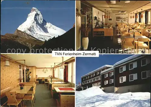 Zermatt VS TVN Ferienheim Zermatt mit Matterhorn Kat. Zermatt