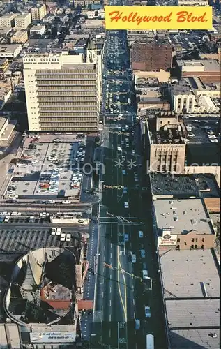 Hollywood California Boulevard Fliegeraufnahme Kat. Los Angeles United States