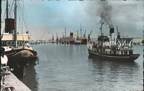 Le Havre Le "De Grasse" Quai des Remorqueurs et Bateau Pilote Kat. Le Havre