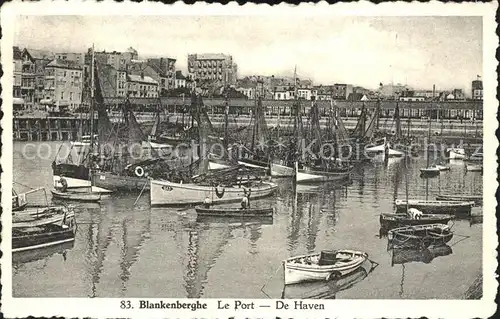 Blankenberghe Le Port Bateau Kat. 