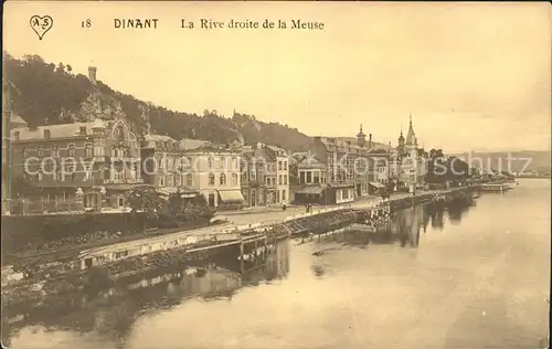 Dinant Wallonie Rive droite de la Meuse Kat. Dinant