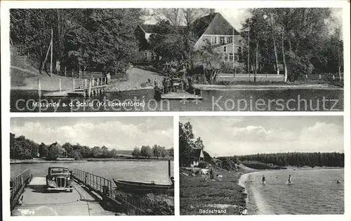 Missunde Schlei Strand Faehre / Brodersby /Schleswig-Flensburg LKR