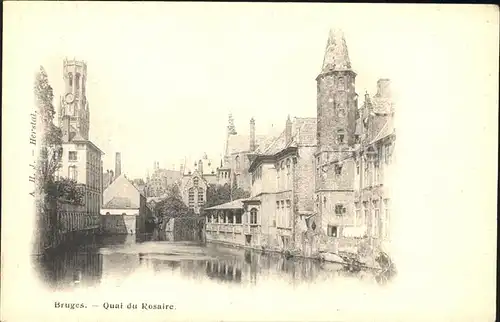 Bruges Flandre Quai du Rosaire Kat. 