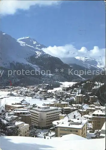 St Moritz GR mit Piz Corvatsch Kat. St Moritz