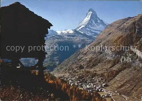 Zermatt VS mit Matterhorn Kat. Zermatt