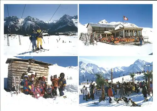Engadin GR Skigebiet Motta Naluns / St Moritz /Bz. Maloja