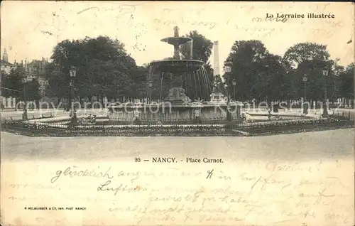 Nancy Lothringen Place Carnot Fontaine / Nancy /Arrond. de Nancy