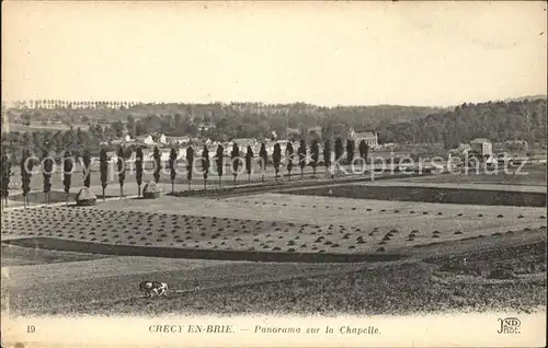 Crecy en Brie Panorama sur la Chapelle