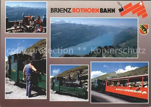Brienz Rothornbahn Brienz Lokomotive  Kat. Eisenbahn