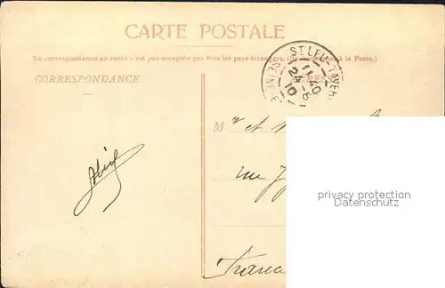 Dinant Wallonie Hotel de Ville et la Poste Stempel auf AK Kat. Dinant