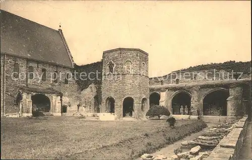 Gand Belgien Ruines de l Abbaye Saint Bavon Kat. Gent Flandern