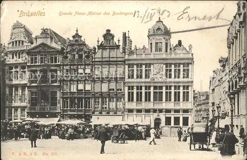 Bruxelles Bruessel Grande Place Maison des Boulangers Marche Kat. 