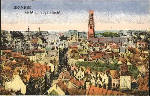 Brugge Zicht in vogelvlucht Kat. 