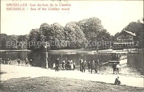 Bruxelles Bruessel Lac du Bois de la Cambre Kat. 