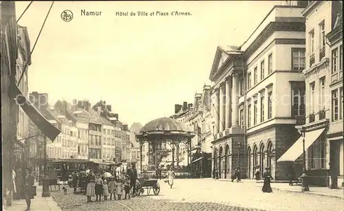 Namur Wallonie Hotel de Ville et Place d Armes Kat. 