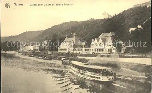 Namur Wallonie Depart pour Dinant du bateau Touriste Kat. 