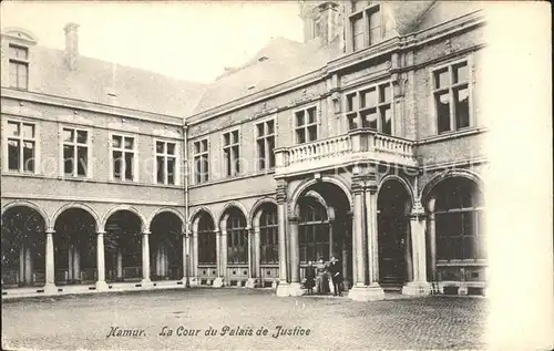 Namur Wallonie Cour du Palais de Justice Kat. 
