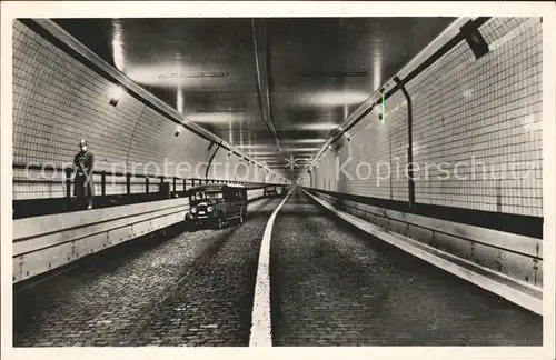 Anvers Antwerpen Tunnel pour vehicules sous l Escaut Autotunnel Kat. 