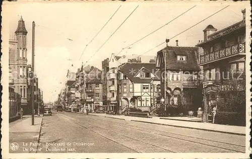 La Panne Boulevard de Dunkerque Kat. 