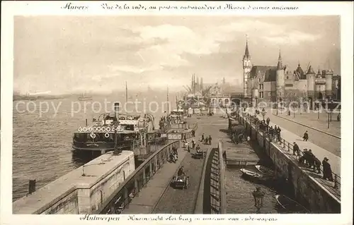 Anvers Antwerpen Vue de la Rade Musee d Armes anciennes Kat. 