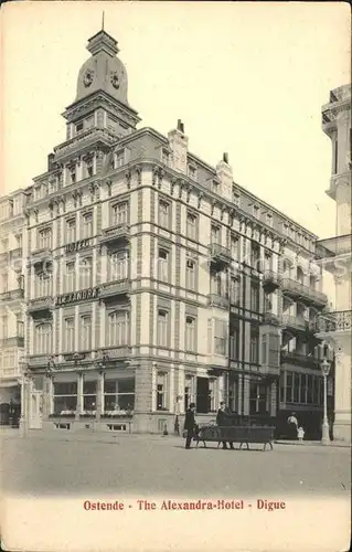 Ostende Flandre Alexandra Hotel Digue Kat. 