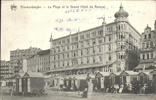 Blankenberghe Plage et Grand Hotel du Kursaal Kat. 