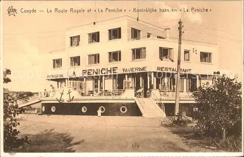 Coxyde Route Royale et La Peniche Pension Taverne Kat. 