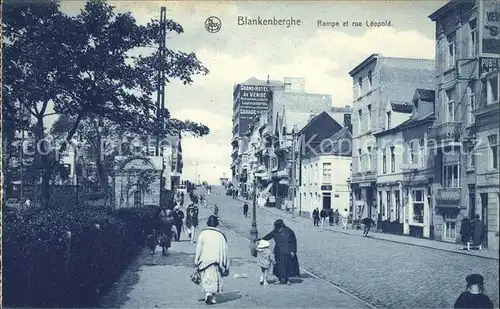 Blankenberghe Rampe et Rue Leopold Kat. 