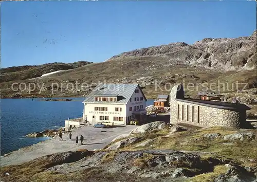 Grimselsee BE mit Hotel Grimsel Passh?he Kat. Guttannen