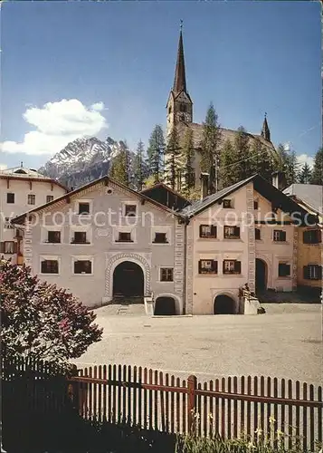 Scuol Tarasp Vulpera Dorfpartie in Scuol / Scuol /Bz. Inn