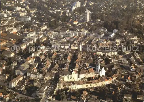 Aarau AG Altstadt Fliegeraufnahme Kat. Aarau