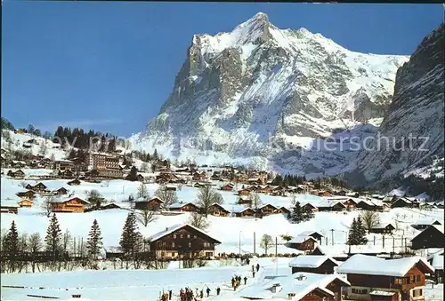 Grindelwald WAB Station Grund Wetterhorn Kat. Grindelwald