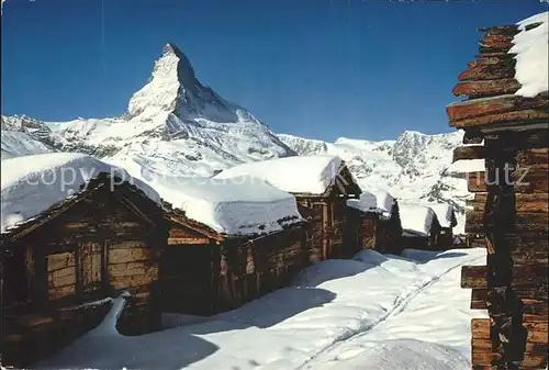 Zermatt VS mit Eggenalp und Matterhorn Kat. Zermatt