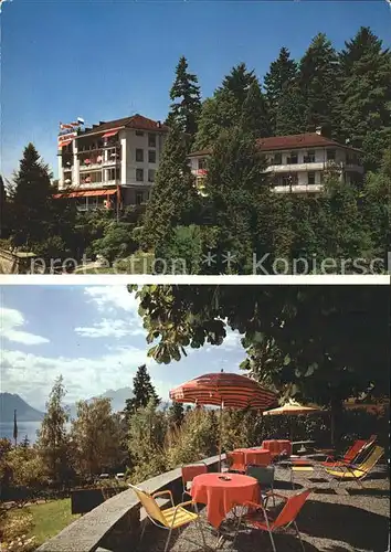 Weggis LU Hotel Albana Terrasse Vierwaldst?ttersee  Kat. Weggis