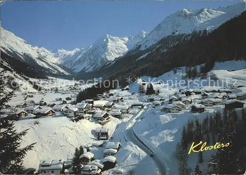 Klosters GR mit Selfranga Aeuja Monbiel Silvrettagletscher Kat. Klosters