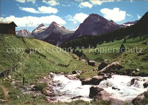 Arosa GR Junge Plessur im Buedermji Kat. Arosa