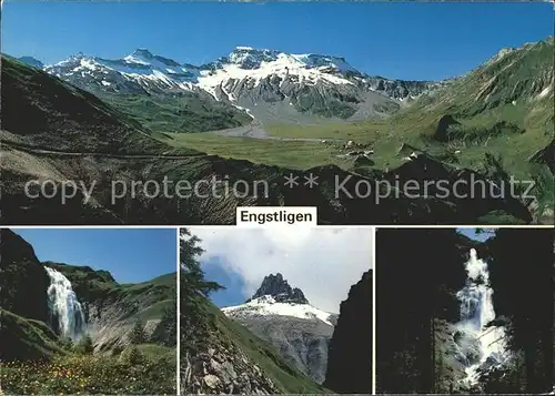 Adelboden Panorama Engstligenalp Wasserfall Kat. Adelboden