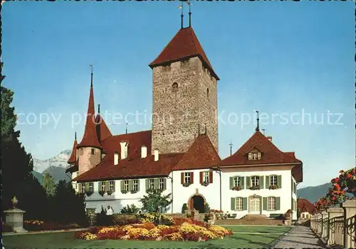 Thunersee Schloss Spiez Kat. Thun