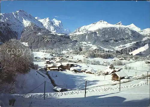 Reuti Hasliberg Dorfblick Kat. Hasliberg Reuti