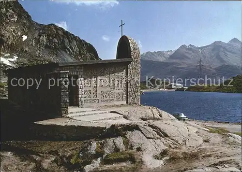 Grimsel Pass mit Kapelle / Grimsel /Rg. Innertkirchen