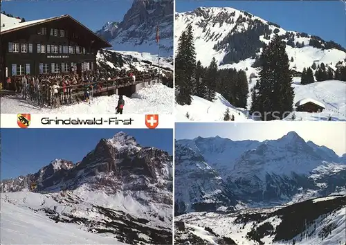 Grindelwald First Berggasthaus Skigebiet Grindelwald First Kat. Grindelwald