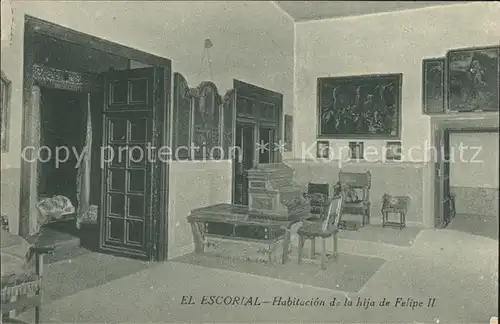 El Escorial Palacio Habitacion de la hija de Felipe II Kat. Spanien
