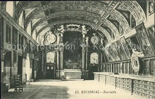 El Escorial Sacristia del Monasterio Kat. Spanien