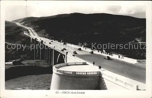 Lisboa Auto Estrada Puente Bruecke Kat. Portugal