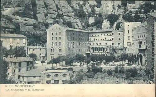 Montserrat Kloster Los Aposentos y el Claustro Monasterio Kat. Spanien