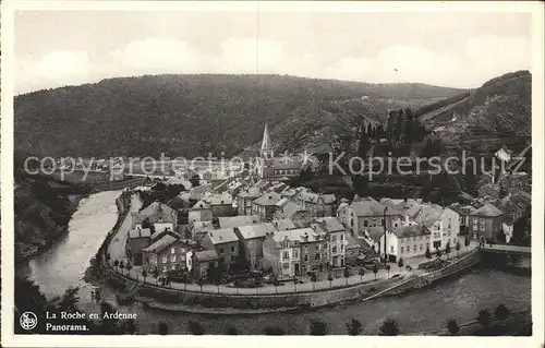 La Roche en Ardenne Panorama Ourthe Kat. 